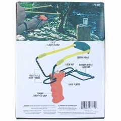 ASR Outdoor – Wrist Brace Slingshot with Adjustable Iron Frame – Ammo Included