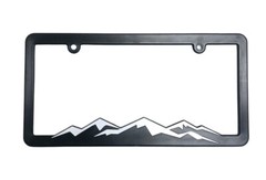 OFF ROAD White-Cap Mountains License Plate Frame Bracket