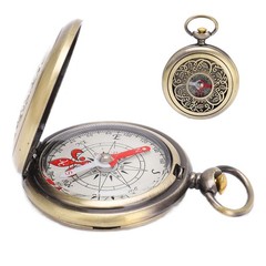 Mini Compass Portable Brass Shockproof Waterproof Outdoor Compass For Hiking New