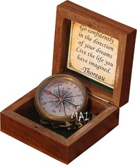 Thoreau’s Quote Engraved Go Confidently in The Direction of Your Dreams! Live