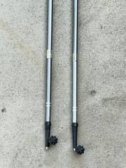 Set of Trekology Folding Trekking Poles 110-130CM Gray W/Bag… 11Q