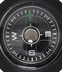 Rothco Watch Band Wrist Compass Mini Small Wrist Black Sportsman