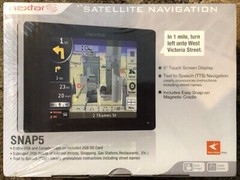 Nextar SNAP5 Automotive Mountable GPS Receiver 5-inch Display Tele Atlas MapsNEW