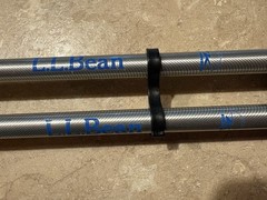 Pair Of 2 LL Bean Winter Walker Walking Sticks Trekking Pole Max Length 130cm