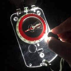 Multifunctional Waterproof For Compass with Mirror for Camping and Hiking