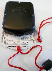 Brunton TruArc 15 COMPASS Global Needle Mirrored Baseplate USA Navigation Hiking