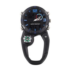 Luminous Climbing Watch with and Carabiner Hook for Outdoor Activities