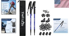 Collapsible Anti-Shock Trekking Poles – Lightweight & Strong for Adventures