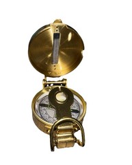 Vintage InspiredTrail Blazer Heritage Lensatic Compass Navigation Tool set of 2