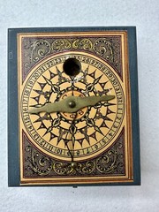 RARE Vintage Antique Solar Calendar Pocket Compass : Villa Alcor Made In Spain