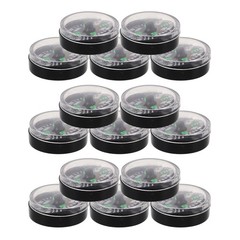 20Pcs Lightweight Plastic Mini Compass for Camping Hiking Emergency Outdoor Use
