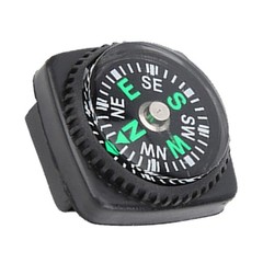25Pcs/Pack Black Survival Bracelet Compass Umbrella Rope Accessories Outdoor