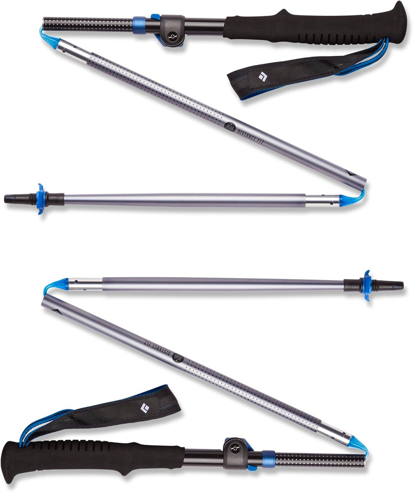 BLACK DIAMOND Distance Z Trekking Poles (Pair) | Ultralight | Foldable Z-Pole De