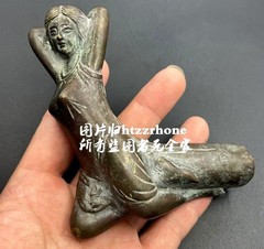 Brass Beauty Lady Walking Stick Cane Handle Top Topper Hand Grip Holder Decor
