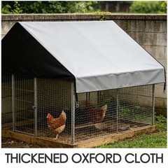Chicken Coop Ceiling Cover Oxford Cloth Bird Cage Tent Shade Waterproof