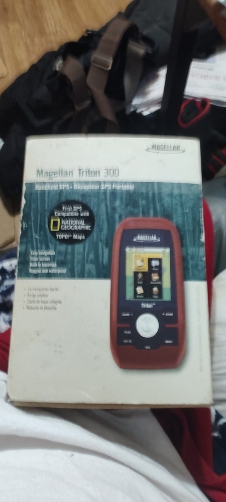 Magellan Triton 300 Handheld GPS Navigator Unit portable waterproof hiking