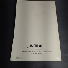 Magellan GPS 315 / 320 User Manual Only