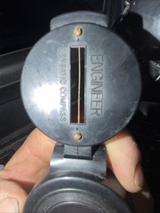 Lensatic Engineer Compass Vintage Early 1960s Navigation Tool