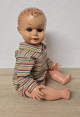 Old Celluloid Celluloid Doll Steiner Doll 50cm Sleep Eyes Collectors Vintage