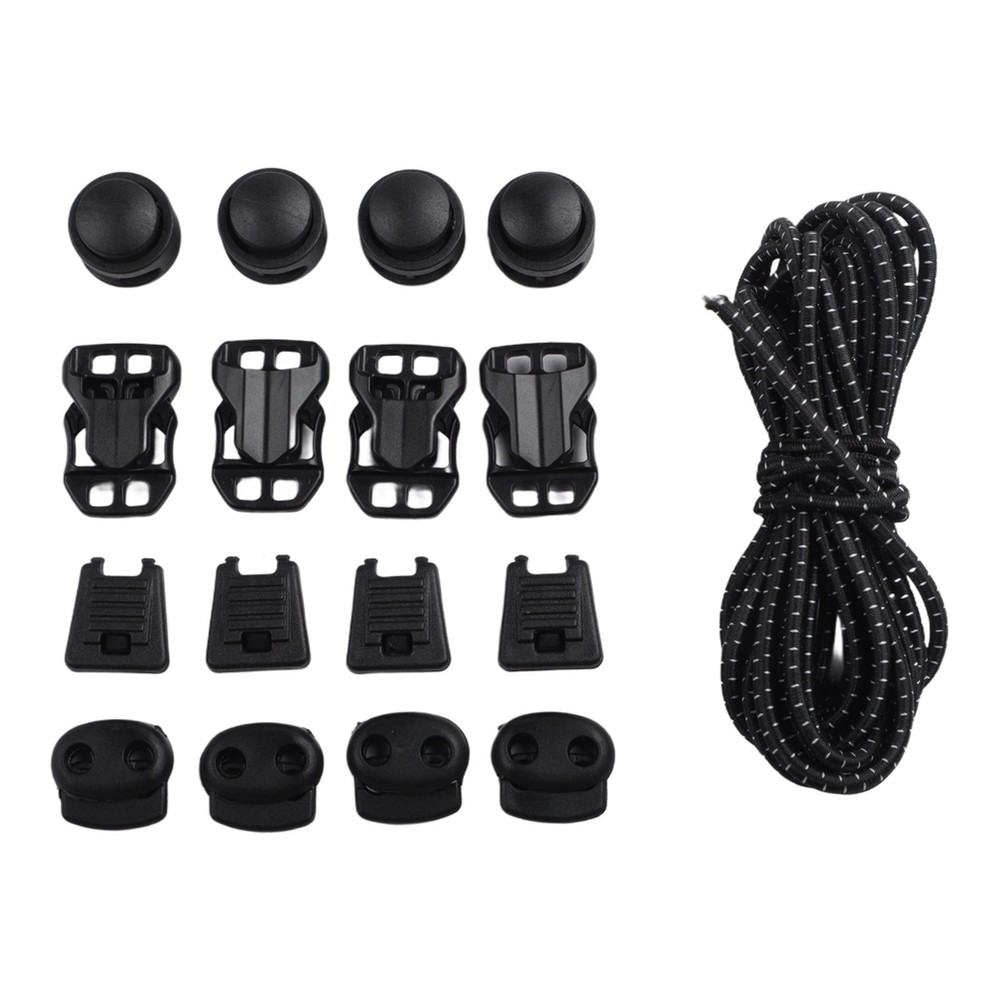 Outdoor 17pcs Elastic Expansion Straps with Adjustable Buckles for Backpacks