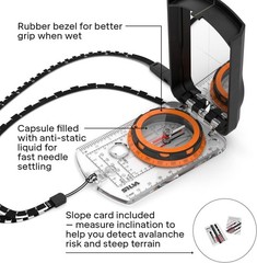 Robust Expedition S Compass with Global Needle – Lightweight & Waterproof Design