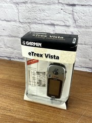 Garmin eTrex Vista Portable Handheld GPS Hiking Companion – With Box