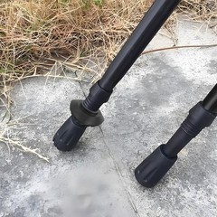 10Pcs Universal Fit Hiking Pole Mud Baskets Black Tpr Trekking Pole Tips
