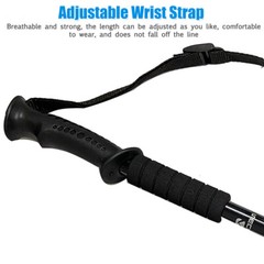 2x Walking Hiking Sticks Anti-shock Adjustable Nordic Trekking Alpenstock Poles
