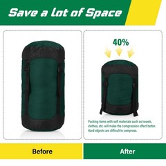 5 Pcs Compression Sacks for Backpacking 20L Camping Sleeping Bag Stuff Sacks …