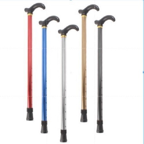 1Pcs Outdoor Climbing Stick Hiking T-shape Handle Light Walking Crutch Cane