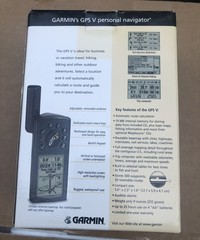 VINTAGE GARMIN GPS V DELUXE PERSONAL NAVIGATOR – TESTED & WORKING