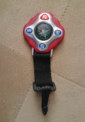 Pocket Clip Map Scale Compass Pocket Outdoor Hiking Guider Survival Navigation