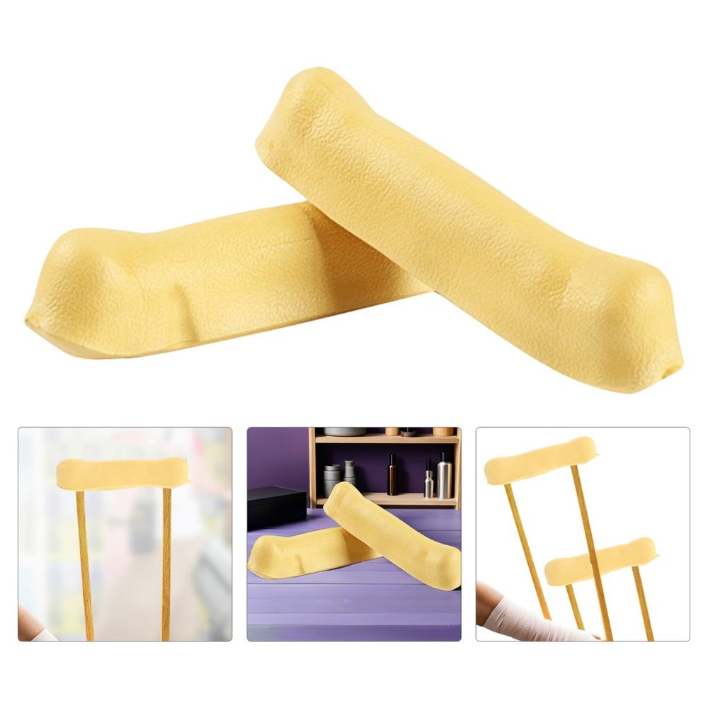4 Pcs Axillary Crutch Accessories Replacement Pads Cushions Armpits