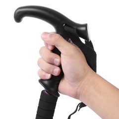 2X Anti-shock Trekking Poles Nordic Walking Hiking Sticks Alpenstock Adjustable