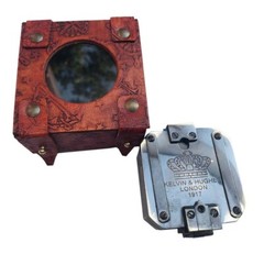 Military Metal Hiking Brunton Compass,Professiona Boy Scout Compass Kids