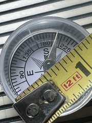 Vintage Precise Magnetic Pocket Compass Japanese Made In Box!