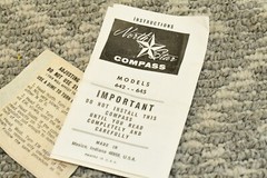 NORTH STAR COMPASS 642 – 645 DASH-MOUNT: AUTO, BOAT, PLANE – NOS, NEW
