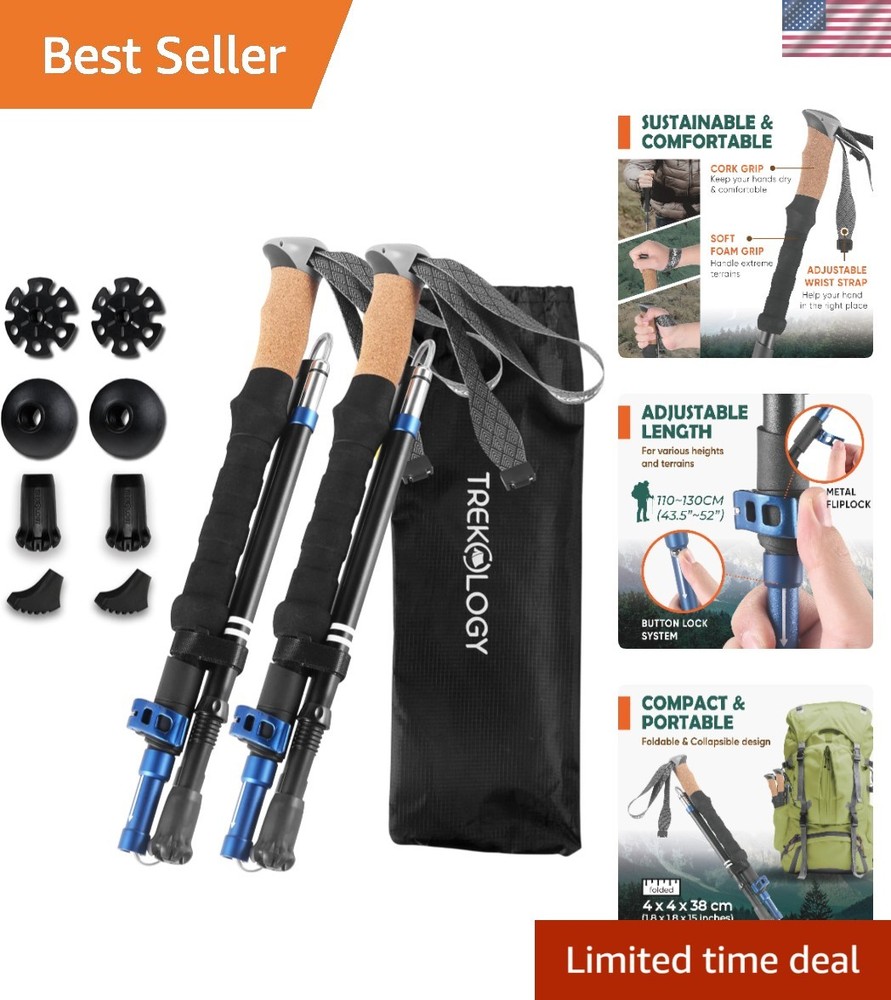 Ergonomic Trekking Poles – Lightweight, Adjustable & Perfect for Every Adventure