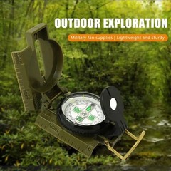 New Lensatic Compass Military Camping Hiking Army Style Survival Marching