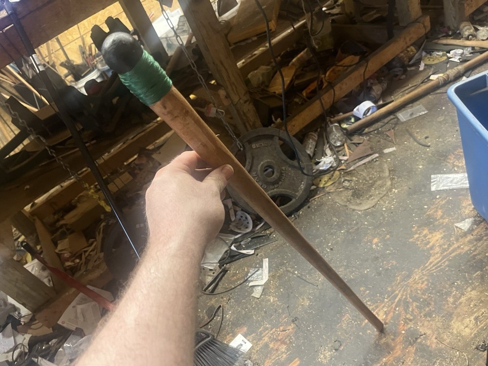 Walking Stick 42”~ Hickory. Fits Cold Steel Tomahawks