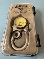 Dakota Angler 2 Clip Watch Compass Dakota…new , Needs Battery (Missing Compass