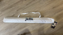 Jetti Weighted Walking Sticks Adults 1.2lb Each Hiking Poles Large GRAY – READ