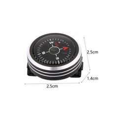 Mini 25MM Watch Wrist Strap Pocket Compass Outdoor Hiking Camping Survival Tool