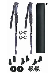 Walking Sticks Classic Delicate Trekking Pole 4 Sections Telescopic Cane Stick C