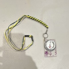 Vintage Official Boy Scout SILVA Compass for Hiking w/ Lanyard & Key Ring
