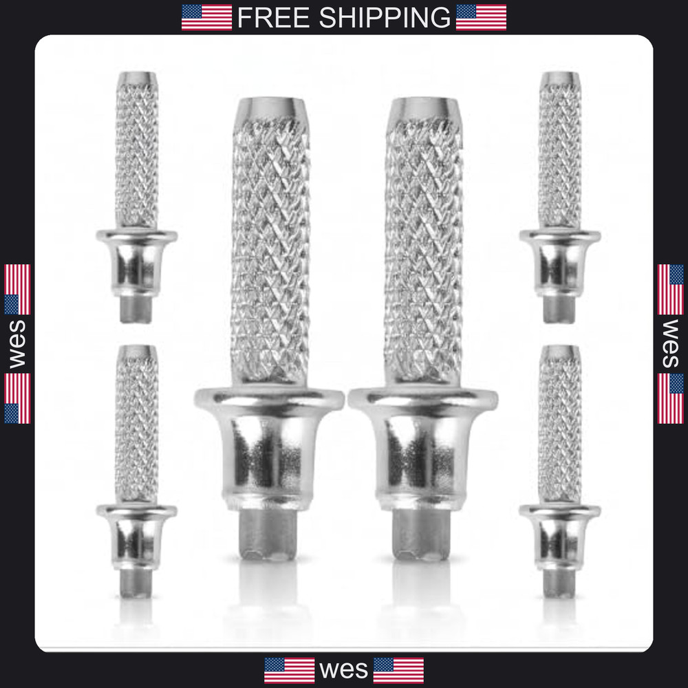 Trekking Pole Tips Replacement 6 Pack Heavy Duty Tungsten Steel for Hiking