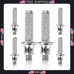 Trekking Pole Tips Replacement 6 Pack Heavy Duty Tungsten Steel for Hiking