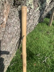 100% Vintage Bamboo Wood Walking Hiking Stick Staff Hike Pole Hand Carved Wooden