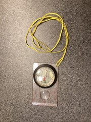 Map Pocket Compass & Ruler & Lanyard for Survival Kits