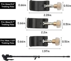 9 Pack Trikking Poles Clamp Replacement External Quick Flip Lock Fastener Buckle